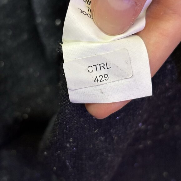 Saint James Mademoiselle Sweater Womens L 96% Wool Black Silver Pullover France - Picture 12 of 16